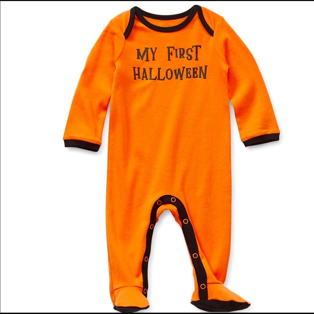 My First Halloween Footie Onesie